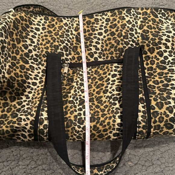 Alfagear Leopard Print Tote Bag Weekender Travel Bag Dufffle - Picture 8 of 8